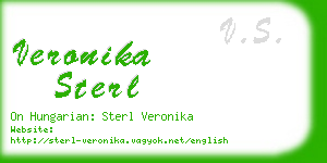 veronika sterl business card